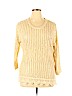 Solitaire 100% Acrylic Yellow Pullover Sweater Size XL - photo 1