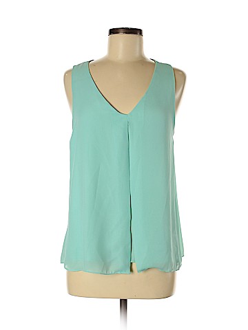 Aqua Sleeveless Blouse (view 1)