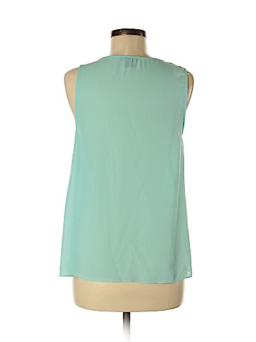 Aqua Sleeveless Blouse (view 2)