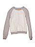 Joe Fresh 100% Cotton Silver Pullover Sweater Size 14 - photo 1