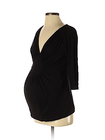 Maternal America 3/4 Sleeve Blouse (view 1)