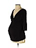 Maternal America Black 3/4 Sleeve Blouse Size S - photo 1
