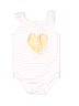 Juicy Couture 100% Cotton White Short Sleeve Onesie 12-18 MO / 18 MO - photo 1