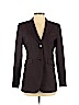 Theory Burgundy Wool Blazer Size 4 - photo 1