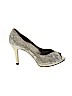 AK Anne Klein Gray Heels Size 7 1/2 - photo 1