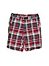 Gymboree 100% Cotton Plaid Gray Board Shorts Size 7 - photo 1