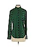 MICHAEL Michael Kors 100% Polyester Green Long Sleeve Blouse Size S - photo 1