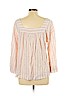 Rachel Zoe 100% Linen Pink Long Sleeve Blouse Size L - photo 2