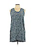 Joie 100% Silk Blue Sleeveless Silk Top Size L - photo 1