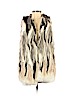 Forever 21 White Faux Fur Vest Size S - photo 1