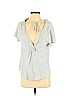 Maeve by Anthropologie 100% Linen White Short Sleeve T-Shirt Size S - photo 1