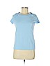 Talbots 100% Cotton Blue Short Sleeve Top Size M (petite) - photo 1