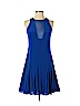 Rebecca Taylor 100% Rayon Blue Cocktail Dress Size 0 - photo 1