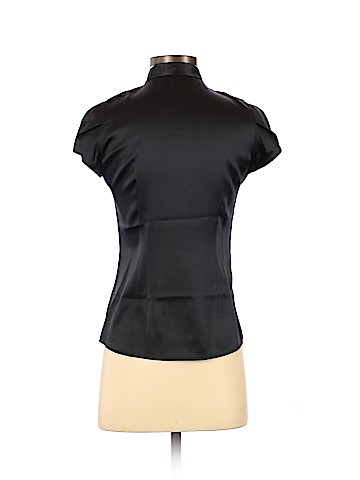 Theory Short Sleeve Silk Top (view 2)