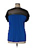 Lane Bryant Blue Short Sleeve Top Size 16 - photo 2