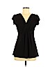 Fleurish Black Short Sleeve Top Size M - photo 1