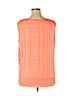 Dana Buchman 100% Polyester Orange Sleeveless Blouse Size XL - photo 2