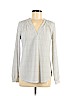 Ann Taylor 100% Polyester White Long Sleeve Blouse Size M - photo 1