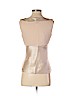 Ann Taylor LOFT 100% Silk Tan Sleeveless Silk Top Size 4 (petite) - photo 2