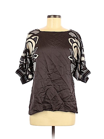 MICHAEL Michael Kors Short Sleeve Silk Top (view 1)