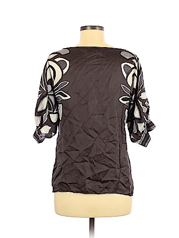 MICHAEL Michael Kors Short Sleeve Silk Top (view 2)