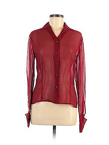 Ann Taylor LOFT Long Sleeve Silk Top (view 1)