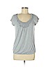 Ann Taylor LOFT Gray Short Sleeve Top Size M (petite) - photo 1
