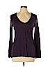 Splendid Purple Long Sleeve T-Shirt Size L - photo 1