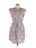 Ann Taylor LOFT 100% Rayon Pink Casual Dress Size L (petite) - photo 1