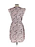 Ann Taylor LOFT 100% Rayon Pink Casual Dress Size L (petite) - photo 2