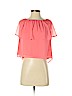 Rebecca Minkoff 100% Polyester Pink Short Sleeve Blouse Size S - photo 1