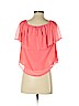 Rebecca Minkoff 100% Polyester Pink Short Sleeve Blouse Size S - photo 2