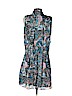 Rebecca Minkoff 100% Silk Blue Casual Dress Size 4 - photo 2