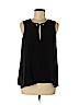 RACHEL Rachel Roy 100% Polyester Black Sleeveless Blouse Size M - photo 1