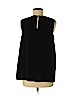 RACHEL Rachel Roy 100% Polyester Black Sleeveless Blouse Size M - photo 2