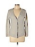 Reed Krakoff 100% Cashmere Gray Cashmere Cardigan Size L - photo 1