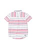 Tea Stripes Pink Short Sleeve Button-Down Shirt Size 6 - photo 2