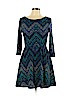 Lily Rose Blue Casual Dress Size L - photo 1