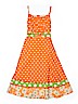 Rare Editions 100% Cotton Orange Dress Size 14 - photo 1