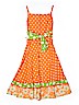 Rare Editions 100% Cotton Orange Dress Size 14 - photo 2