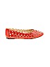 Nine West 100% Leather Red Flats Size 7 - photo 1