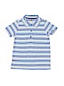 Tea 100% Cotton Stripes Blue Short Sleeve Polo Size 6 - photo 1