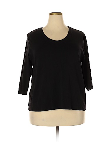 St. John's Bay 3/4 Sleeve T-Shirt (view 1)