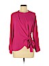Zara Pink Long Sleeve Blouse Size M - photo 1