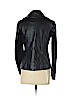 Barneys New York 100% Leather Black Leather Jacket Size S - photo 2