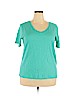 Splendid Green Short Sleeve T-Shirt Size XXL - photo 1