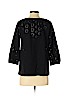 J.jill 100% Cotton Black 3/4 Sleeve Top Size S (petite) - photo 2
