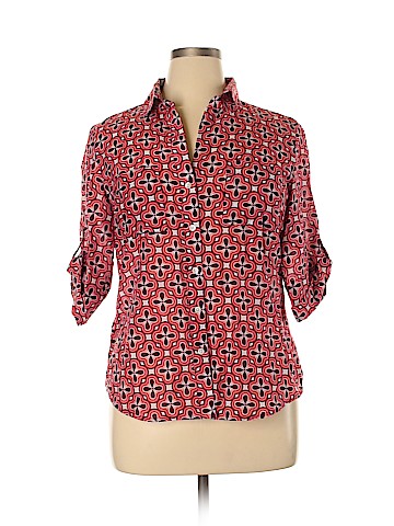 Ann Taylor LOFT Outlet 3/4 Sleeve Blouse (view 1)