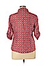 Ann Taylor LOFT Outlet 100% Polyester Red 3/4 Sleeve Blouse Size 14 - photo 2