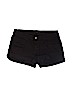 H&M Black Denim Shorts Size 8 - photo 1